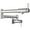 PVD Steel, variant on Blanco 527485 Culina Ii 1.5 GPM Wall Mounted Single Hole Pot Filler - PVD Steel