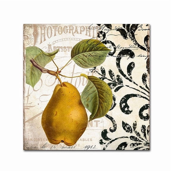 Trademark Fine Art "Les Fruits Jardin I" Canvas Art by Color Bakery