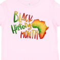 thumbnail image 4 of Inktastic Black History Month Africa in Red Yellow and Green Boys or Girls Toddler T-Shirt, 4 of 5