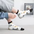 thumbnail image 2 of Silaia Bluey Print Adult Socks,Ankle Athletic Running Socks,Cushioned Breathable Low Cut Sports Tab Socks for Men and Women,Moisture-Wicking Crew Socks, 2 of 7