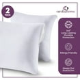thumbnail image 2 of CIRCLESHOME Throw Pillow Protectors - 100% Cotton Breathable Pillowcases - 24 X 24 Square Pillowcases - Protects Pillows from Dirt, Dust and Debris (Square Pillow - 2 Pack- 24x24), 2 of 8