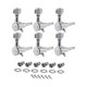 thumbnail image 2 of Clavijas de afinación de guitarra, accesorios de aleación de Metal, cabezales de repuesto, accesorios, piezas de guitarra, de cabezales, 6R Baoblaze Sintonizadores de bloqueo, 2 of 8