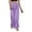 Purple, variant on Manxivoo Wide Leg Trousers for Women Ladies' Fashionable And Casual Spring And Summer Drawstring Cotton And Linen Split High Waisted Pants Women's Casual Pants S-5XL