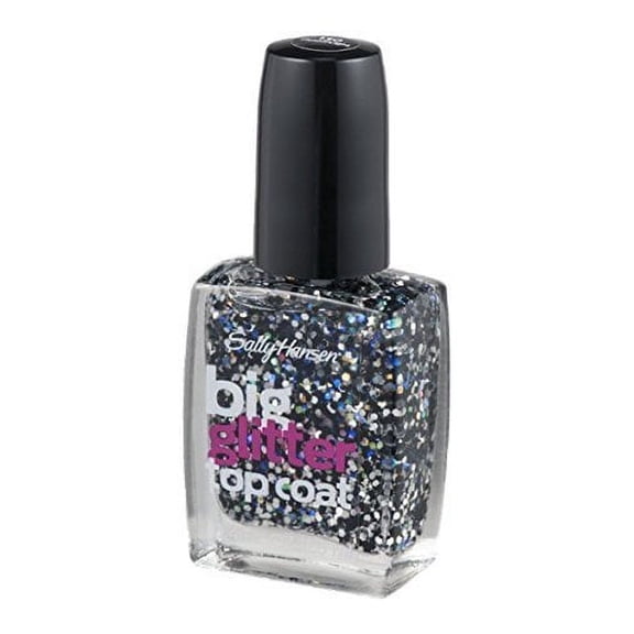Sally Hansen Big Glitter Top Coat, Meteorlight, 0.4 fl oz