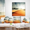 thumbnail image 4 of Designart Sahara Desert and Cloudy Sky - Landscape Printed Throw Pillow - 12x20, 4 of 5