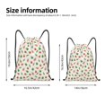 thumbnail image 2 of Honeii Colorful Insect1 Print Drawstring Backpack,Drawstring Bags String Backpack Gym Cinch Sack Backpack Sport Bag Draw-Medium, 2 of 6