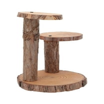 HONITANO Wood Plant Stand 1Set For Displaying Buddha Statues Home Decoration