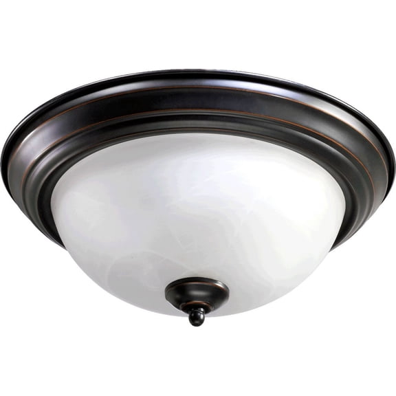 Quorum Lighting - Two Light Ceiling Mount - 2 Light Flush Mount in Quorum Home