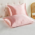 thumbnail image 6 of Home Soft Things 32 Momme Silk Cotton Pillow Sham Pillow Cover 1 piece- Russet Red- 20"x26", 6 of 7