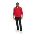 thumbnail image 4 of Men's Tommy Hilfiger Combed-Cotton Quarter-Zip Sweater Color: Gray Heather Size: L, 4 of 4