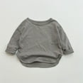 thumbnail image 4 of Bnwani Toddler Shirts Long Sleeve Cotton Crew Neck Casual Fashion Cute Solid Tops 0-6 Months, 4 of 4