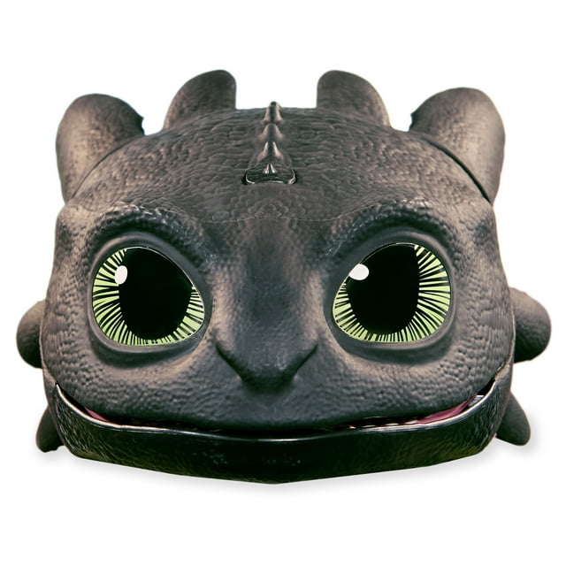 Dreamworks Dragons How To Train Your Dragon, Electronic Blast & Roar Toothless Mask, Kids Dress Up & Pretend Play Costumes for Boys & Girls Ages 4 & Up