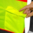thumbnail image 6 of JORESTECH ANSI/ISEA 107-2020 Type R Class 3 Two-Tone High Visibility Sleeved Safety Vest with Zipper and Pockets, 6 of 8