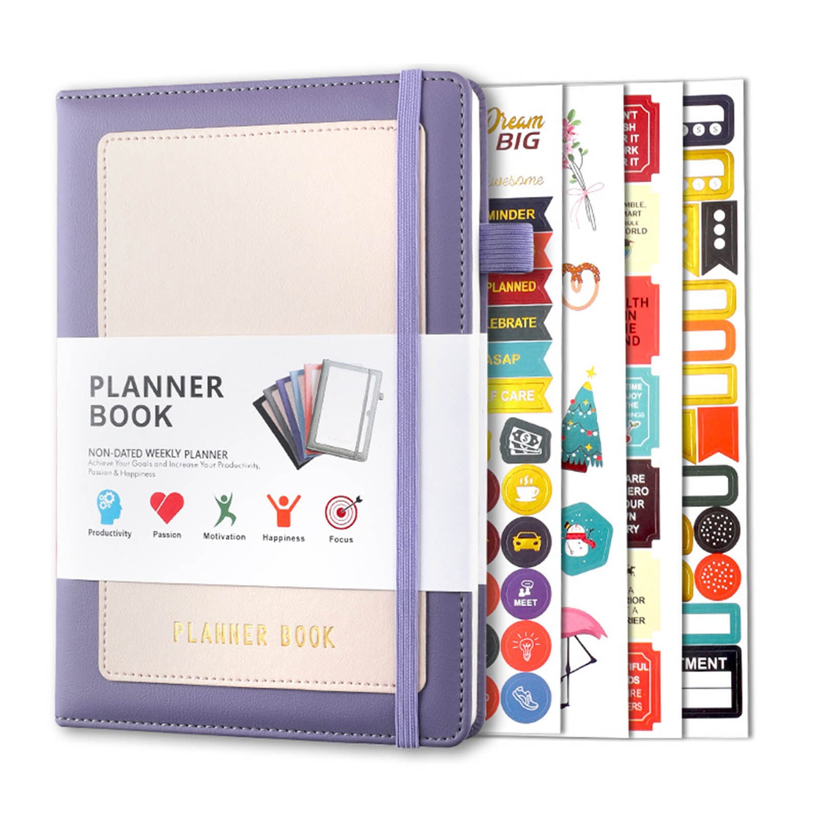 Skegnu Grid Notebook Planner Weekly Planner Monthly Planner, Undated Budget And Ledger, Financial Planning Log, Goal Recording Notebook, Planner For Home Office A5 Size Notebooks in School Supplies