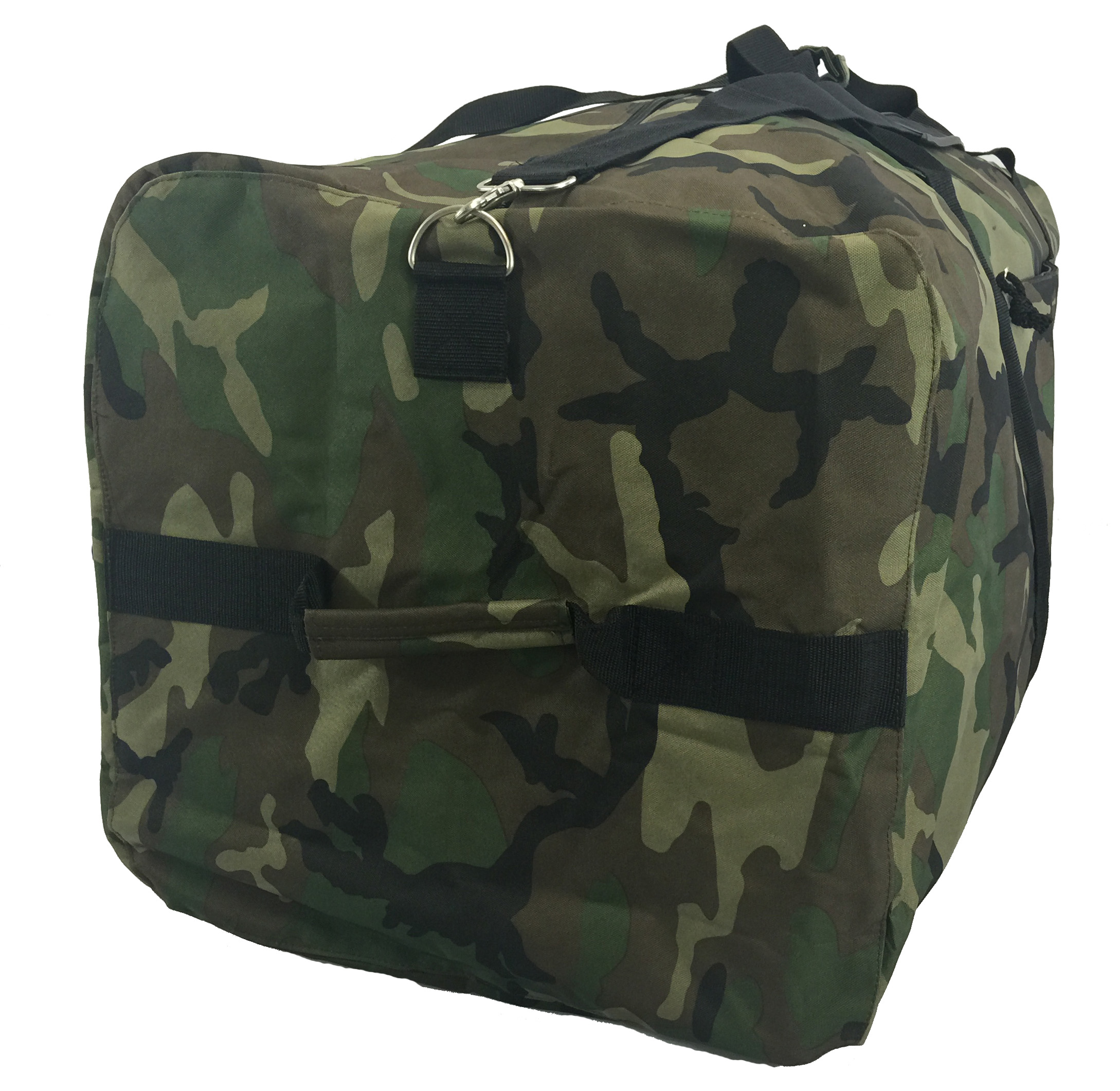 K-Cliffs Heavy Duty Large Square Military Cargo Duffel Jumbo Army Gear Bag Big Equipment Bag Camouflage Sport Duffel 42in Oversized Travel Bag Huge Rack Bag Camo