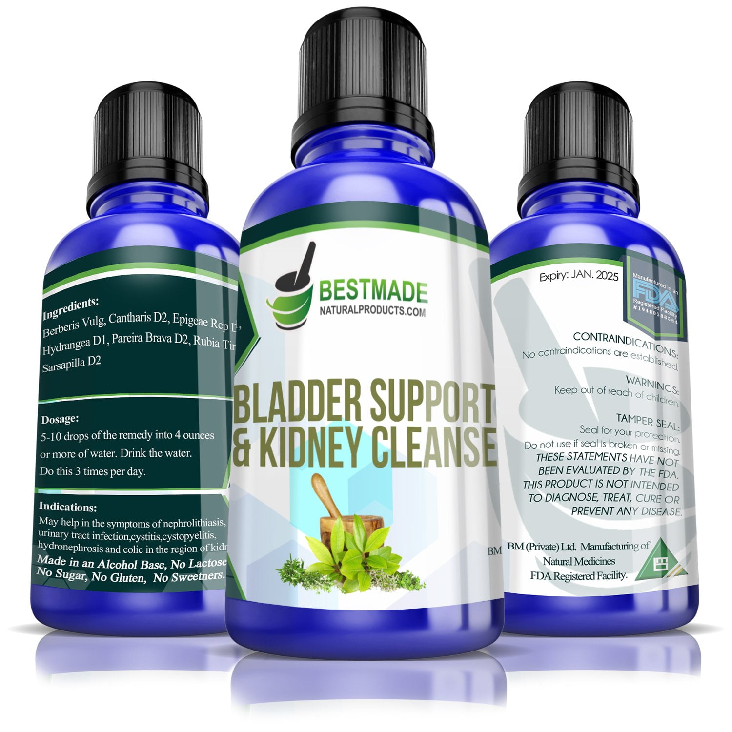 Renecured Organic Kidney and Bladder Supplement Natural Ukrinary Tract