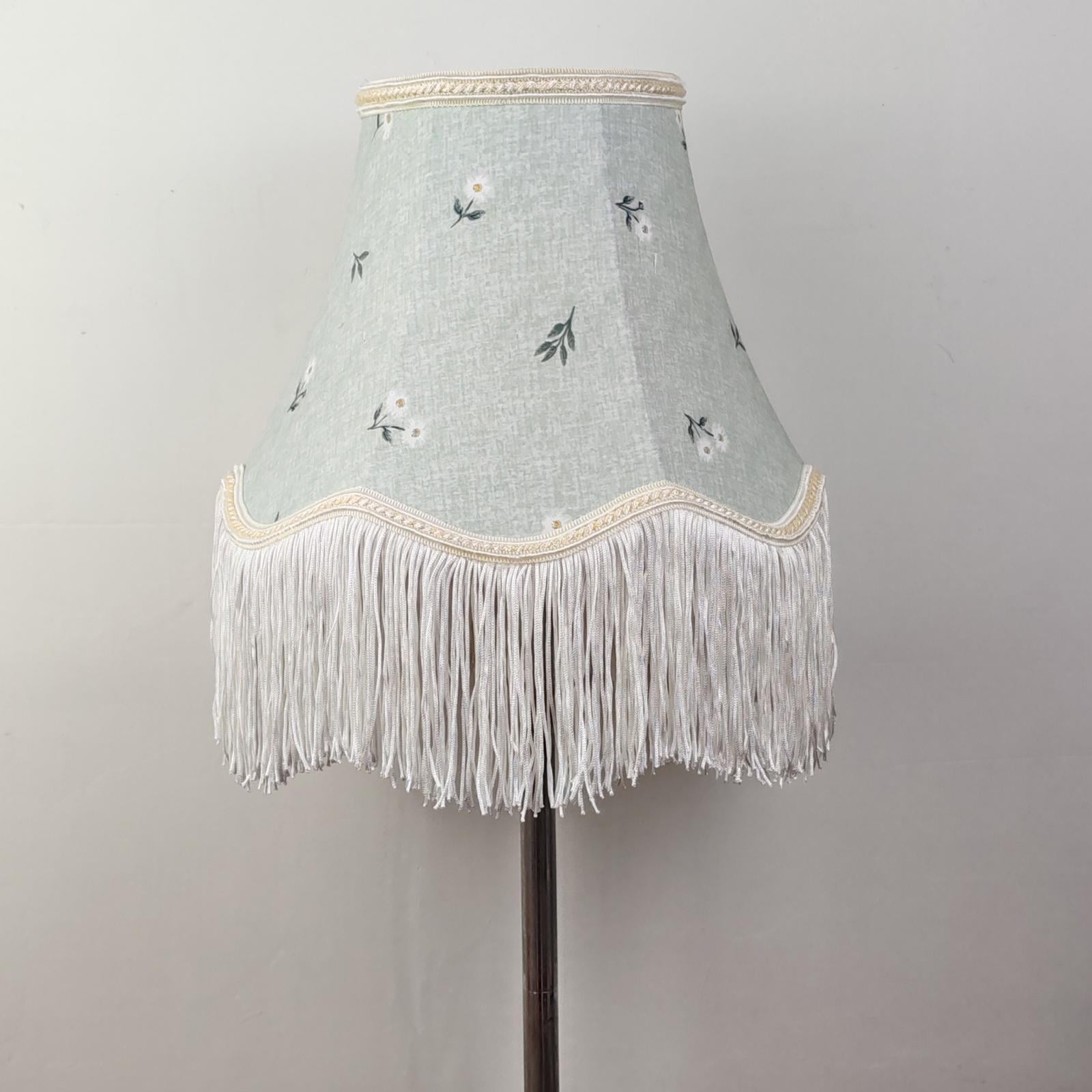 Gazechimp Bedside Light Shade Tassel Fresh Table Lamp Shade for Bedroom Cafe Farmhouse Style A