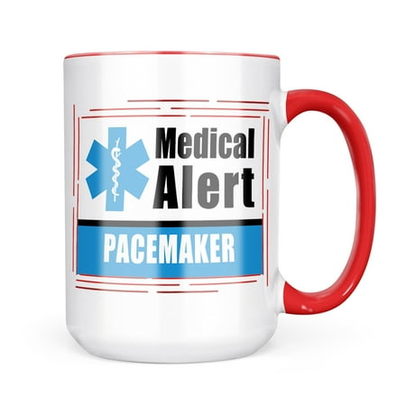 

Neonblond Medical Alert Blue Pacemaker Mug gift for Coffee Tea lovers