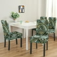 thumbnail image 2 of Decorative Paisley Ethnic Bohemian Dining Chair Covers Set of 4 Vintage Floral Retro Colorful Washable Polyester Stretch Slipcovers Removable Protector for Chic Home Decor, 2 of 7