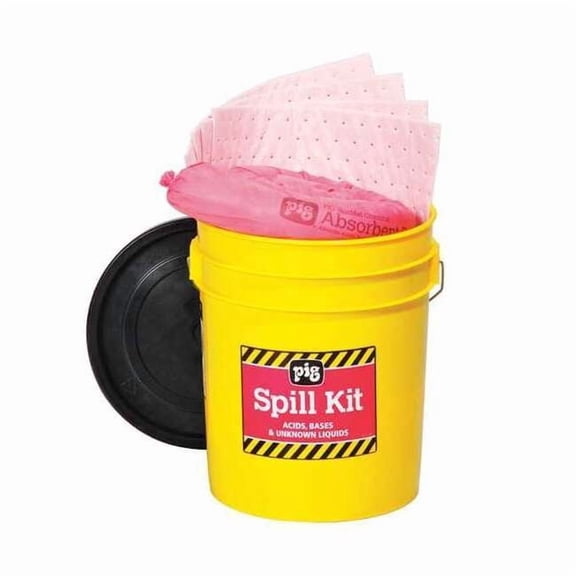 Pig Spill Kit, Chem/Hazmat, Yellow KIT3200
