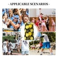thumbnail image 6 of Naloa Geometric Pattern with Bee Basketball Jersey Reversible Men's Mesh Athletic Sports Shirts Training Practice S-4XLLarge, 6 of 6