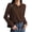 Brown, variant on Fall Blazers for Women Business Casual | Long Sleeve Plaid Houndstooth, Notch Lapel Pockets, Oversized Blazer Outerwear, Trendy Suit Jackets, Winter Work Outfits