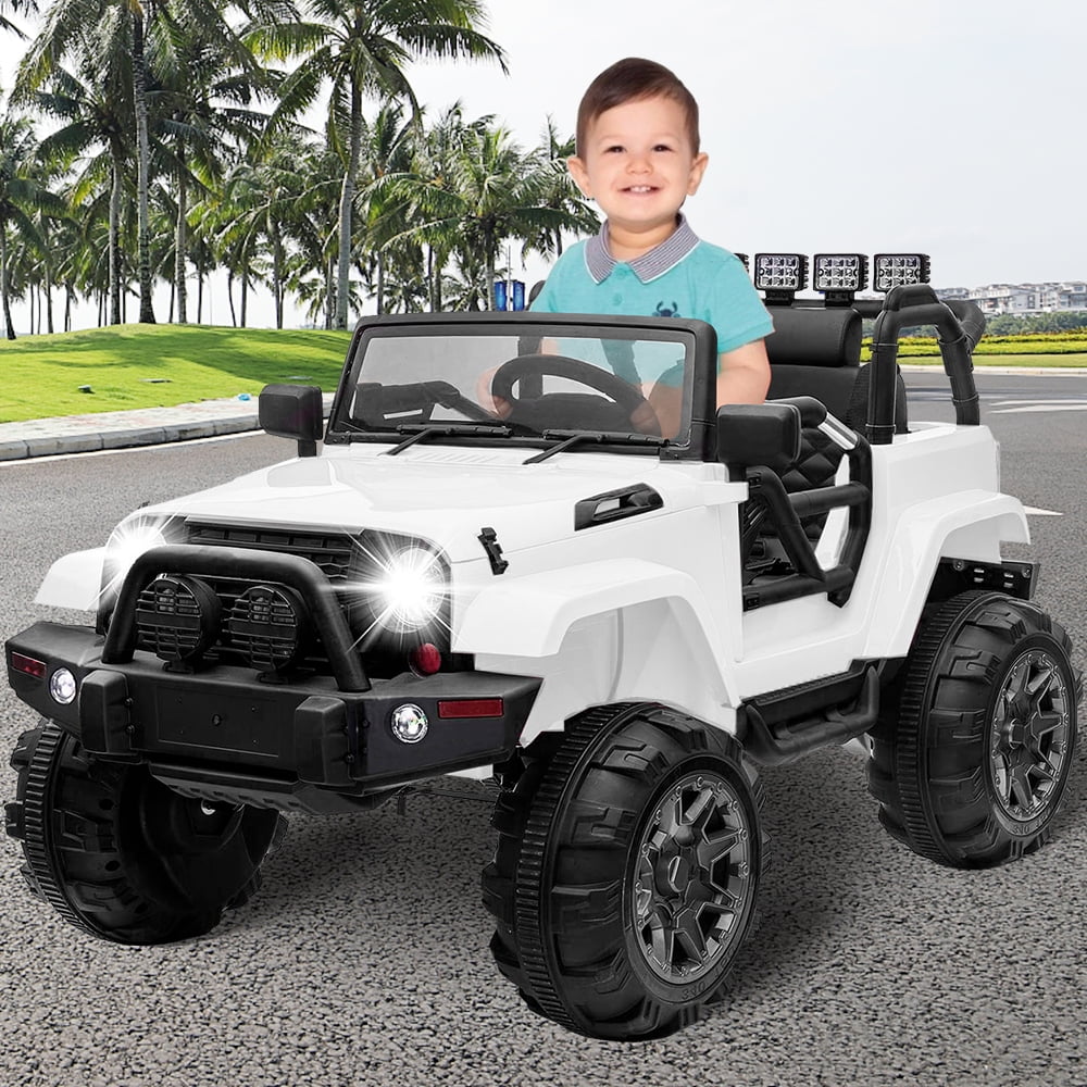 Details about   12V Electric Kids Ride On Car Truck Toy w/Remote Control for 3 to 8 Years White 