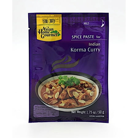 Asian Home Gourmet Indian Korma Curry Pack of 6
