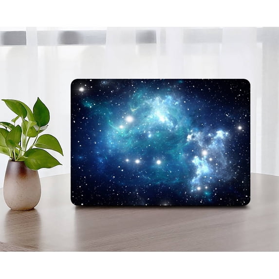 KSK KAISHEK Plastic Hard Case Compatible with 2022/2021/2020/2019/2018 Rel. New MacBook Air 13 inchs Retina Display Touch ID + Black Keyboard Cover Model: A1932/A2179/A2337 m1 Galaxy 119