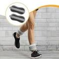 thumbnail image 2 of 2 correas de pesas para tobillos, para entrenamiento de piernas, pilates, caminatas y fitness. gris 03 kg, 2 of 8