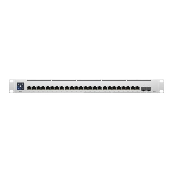 Ubiquiti UniFi Switch USW-Enterprise-24-PoE - Switch - L3 - managed - 12 x 100/1000/2.5G (PoE+) + 12 x 10/100/1000 (PoE+) + 2 x 10 Gigabit SFP+ - rack-mountable - PoE+ (400 W)