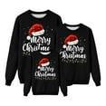 thumbnail image 1 of RXMEKW Chandail à Capuche Imprimé de Noël pour Femmes et Enfants, Ensemble de Chemise à Manches Longues et Col Rond Assorti pour Photos de Vacances et Tenue Décontractée, 1 of 7