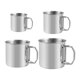 thumbnail image 2 of 4 tazas de acero inoxidable para acampada con asa plegable. Tazas de acero inoxidable duraderas para actividades al aire libre y mochileros., 2 of 8