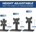FITUEYES Universal TV Stand Tabletop TV Base with Swivel Mount for 19