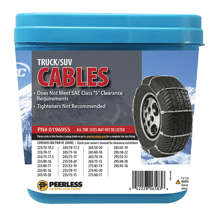 Truck Snow Tire Chains Cable 245/70R-15 