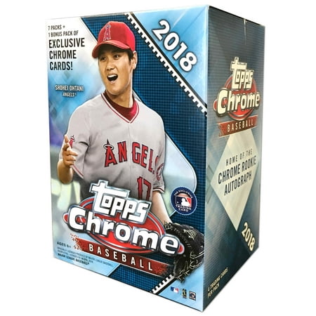 18 Topps Chrome MLB Baseball Value Box Trading (Best Topps Baseball Card Sets)