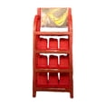 thumbnail image 1 of FashionCha Miniature Oil Rack 1/64 Scale Car Oil Display Rack Ornament Resin Auto Shelf Model Realistic Workshop Accessory Suitable for Collectors Repair Shop Display red, 1 of 8