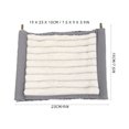 thumbnail image 2 of KONTONTY 1Pcs Small Animal Hammocks Grey Velvet For All Seasons, 2 of 8
