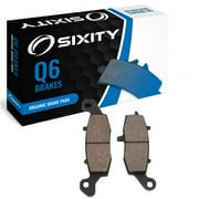 Sixity Q6 Rear Organic Brake Pads compatible with Kawasaki VN1500L Vulcan Nomad FI L2 L3 L4 L5 2001-2004 Complete Set