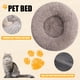 thumbnail image 4 of Donut Dog Bed - Camas redondas de felpa calmantes para perros y gatos pequeños, medianos y grandes Tmvgtek Oficina Multiescena Multifunción, 4 of 8