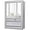 Grey, variant on GOFLAME Bathroom Medicine Cabinet, Wall Mount Mirrored Storage Cabinets w/Single Door & Adjustable Shelf, Multipurpose Wooden Organizer for Hallway Living Room Bedroom, Grey
