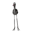 thumbnail image 2 of 20" Hand Carved Wood HERON BIRD Nautical Coastal Cottage Boat Lake House Statue Art, 2 of 4