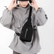 thumbnail image 4 of Dinheiro Bolso nuevo de pecho bolso de hombro de nailon impermeable para hombre azul, 4 of 5