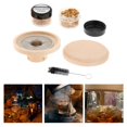 thumbnail image 3 of Kit de ahumador de cócteles Ahumador de bebidas de chimenea antiguo con astillas de madera Kit de cóctel ahumado para café, queso, vino, frutos secos, Sunnimix Fumador de cócteles, 3 of 8