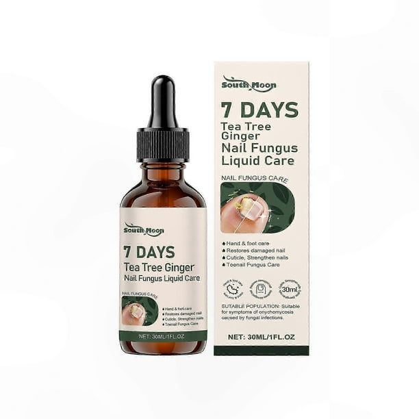 Nourishing Nail Treatment with Tea Tree and Ginger for Stronger Healthier Nails Growth Solution