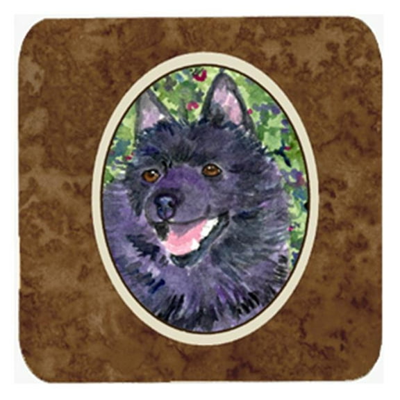 Schipperke Foam Coasters, Set - 4