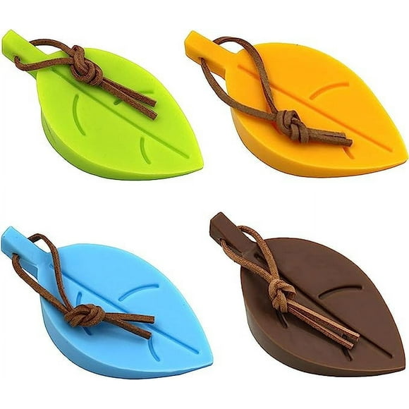 nipocaio 4 Pack Silicone Door Stopper, Universal Silicone Mouse Door Stopper, Flexible Door Stoppers, Non-Slip Door Wedge, Door Stopper, Floor Door Stopper for Home Office