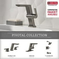 thumbnail image 3 of Delta 79908-KS Pivotal Bath 8" Hand Towel Bar Black Stainless Steel Finish, 3 of 6
