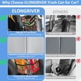 thumbnail image 5 of Car Trash Can Bin for Back Seat Leak Proof, Cute Car Trash Bag Hanging, Vehicle Trash Can for SUV Truck Van, Automotive Garbage Cans Front Seat Red Leaves, 2 Gallons, 5 of 14