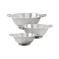 thumbnail image 1 of Cookpro 730 Excelsteel Pineapple Colander Set with Resting Base, Silver - 3 Piece, 1 of 3